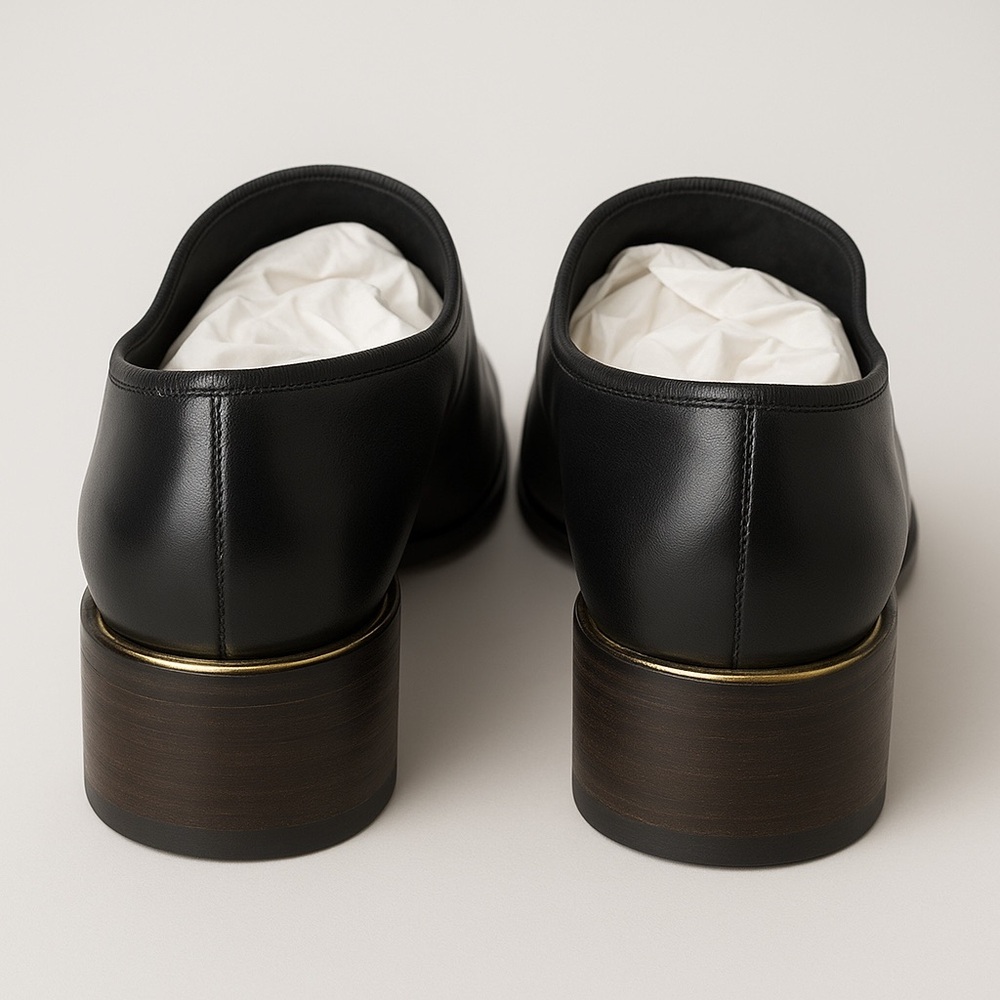 Dolce Vita Leather Loafers Size 8, Runs Large for 8.5 Shoe Size - Picture 3 of 6